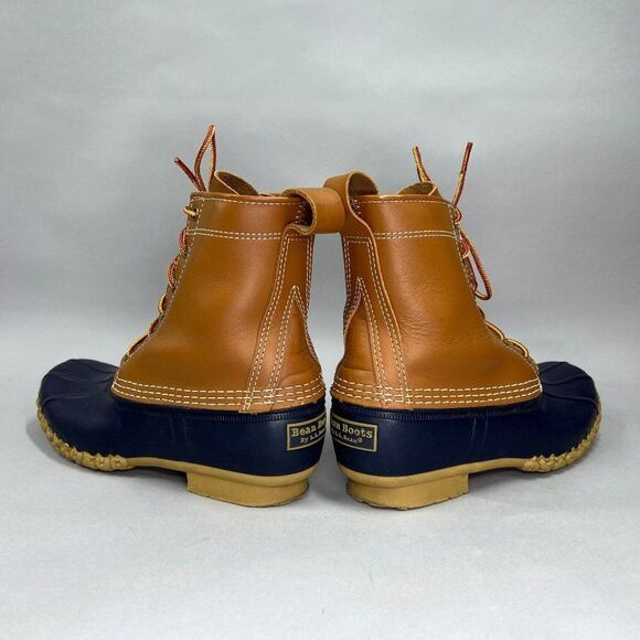 L.L. Bean 8” Original Bean Boots Women's Size 8 Brown Leather Waterproof Outdoor - Picture 6 of 10